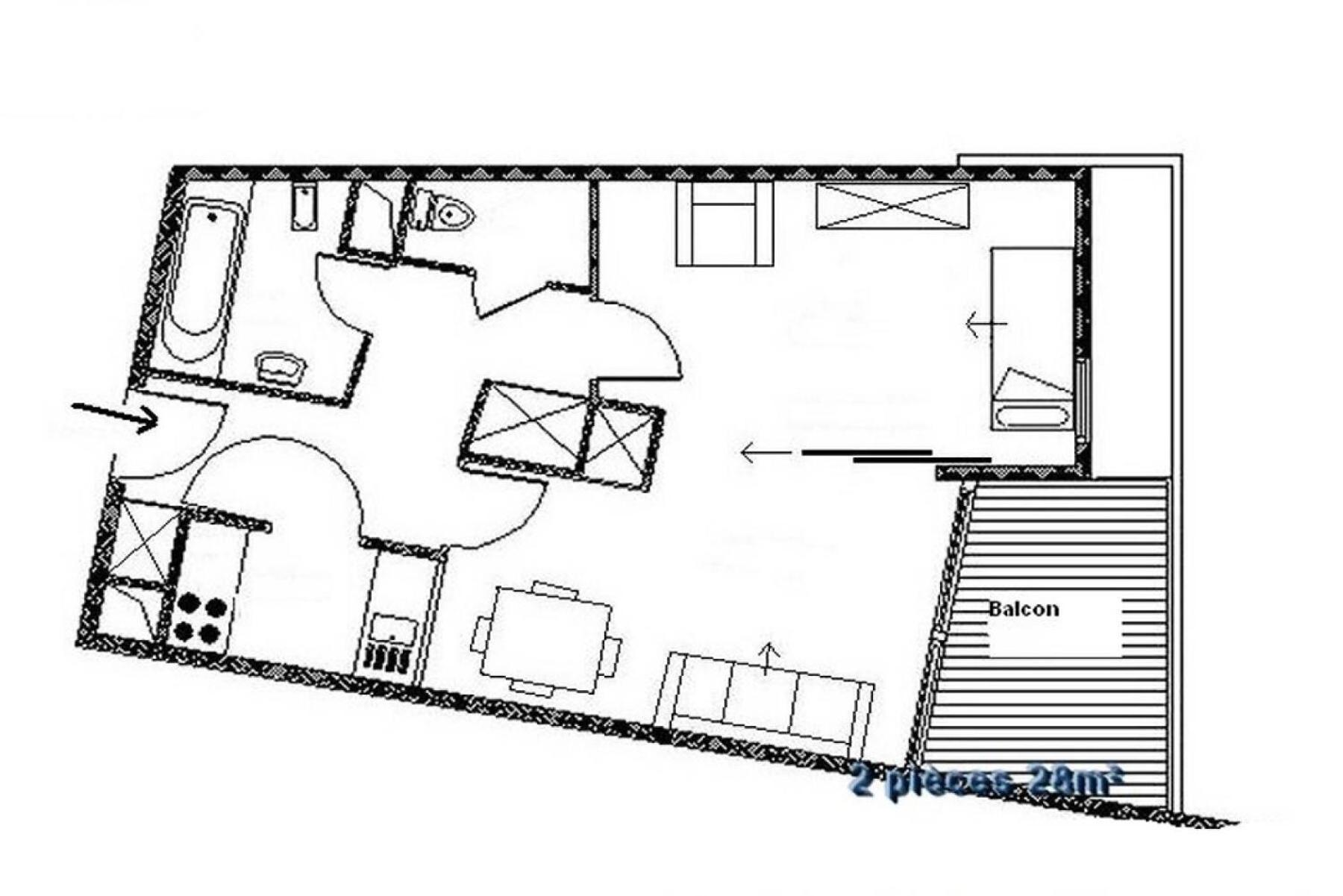 Residence Soldanelles A - 2 Pieces Pour 4 Personnes 264 Saint-Martin-de-Belleville Luaran gambar